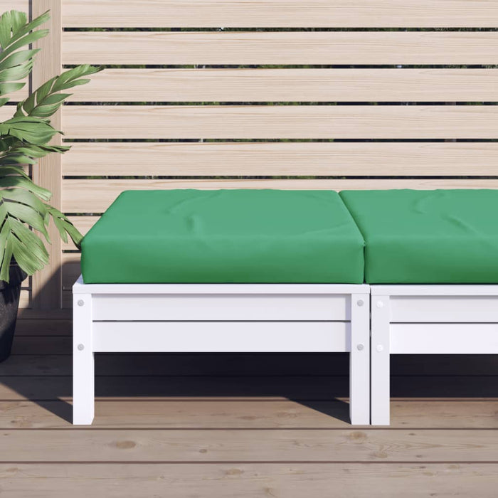 Pernă pentru taburet din paleți, verde, material textil WALTI