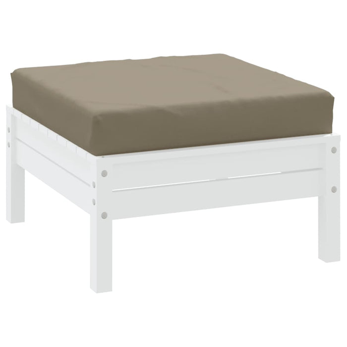 Pernă de paleți, gri taupe, 60x60x6 cm, material textil WALTI
