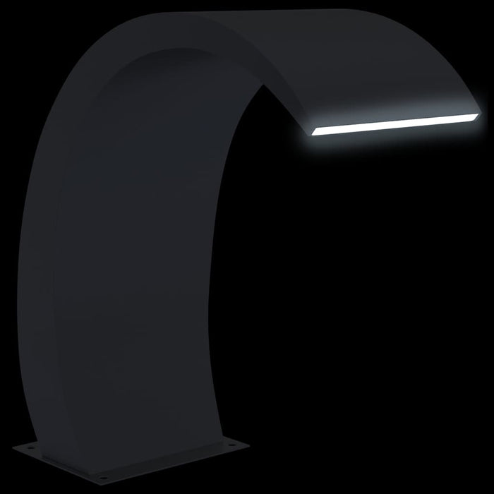 Fântână de piscină cu LED, 22x60x70 cm, oțel inoxidabil 304 - WALTI WALTI