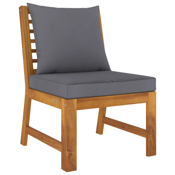 Set mobilier grădină cu perne, 9 piese, lemn masiv de acacia WALTI