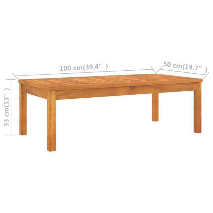 Set mobilier de grădină, cu perne, 3 piese, lemn masiv acacia WALTI
