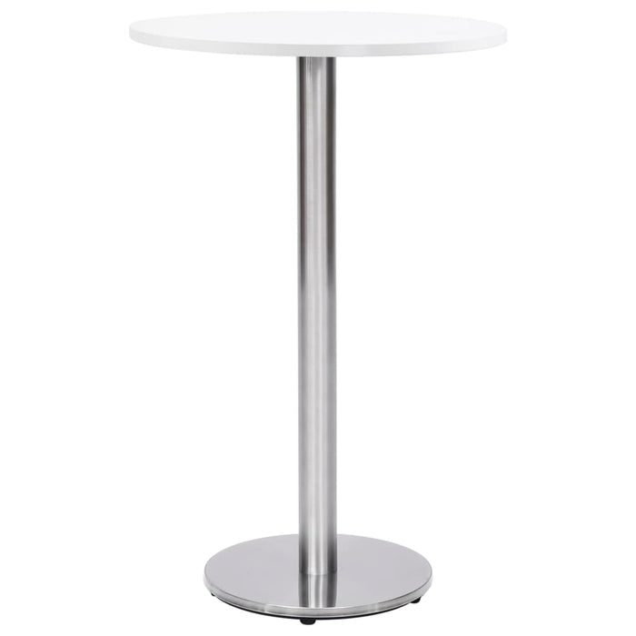 Picior masă de bistro, argintiu, Ø45x107 cm, oțel inoxidabil - WALTI WALTI
