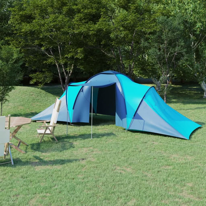 Cort camping, 6 persoane, albastru și bleu - WALTI WALTI