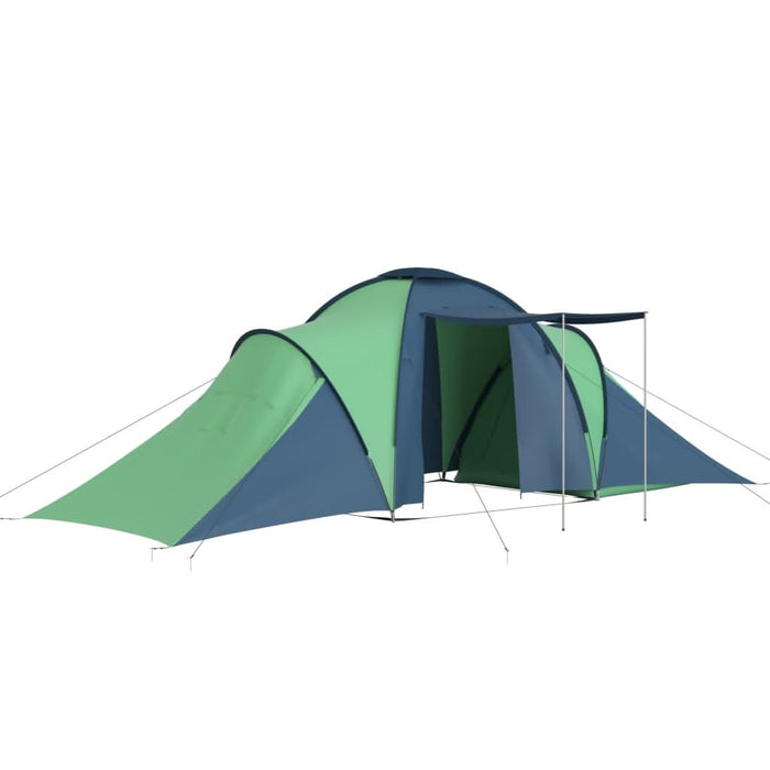 Cort camping, 6 persoane, albastru și verde - WALTI WALTI