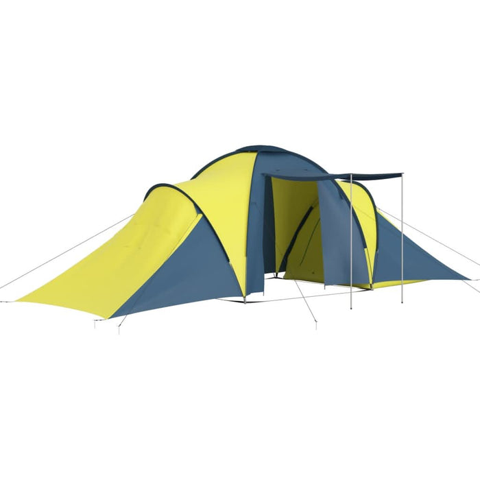 Cort camping, 6 persoane, albastru și galben - WALTI WALTI