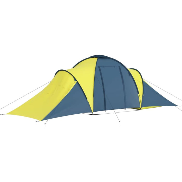 Cort camping, 6 persoane, albastru și galben - WALTI WALTI