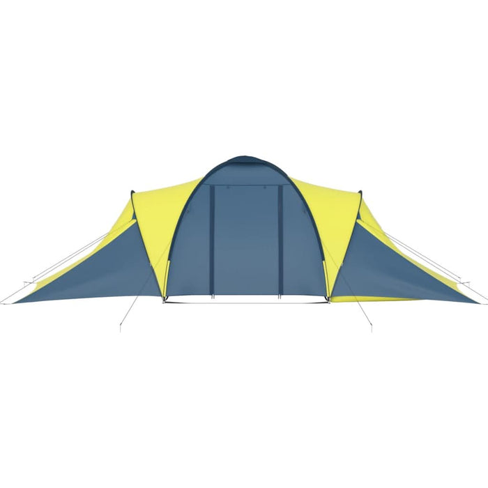Cort camping, 6 persoane, albastru și galben - WALTI WALTI