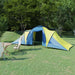 Cort camping, 6 persoane, albastru și galben - WALTI WALTI