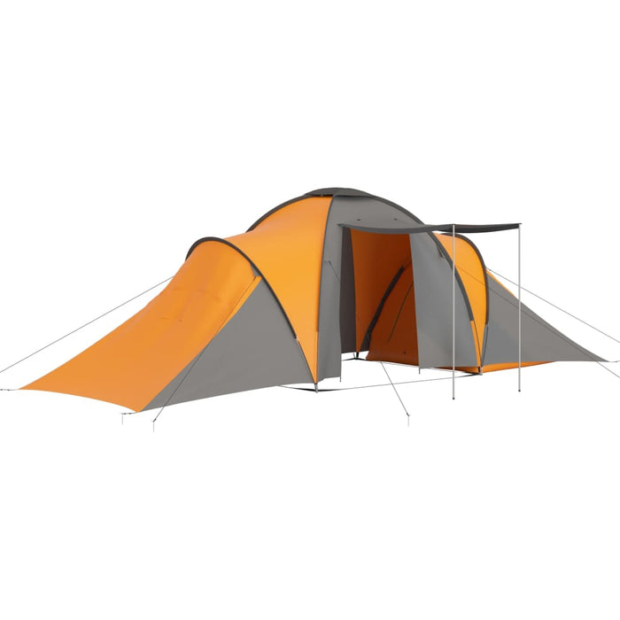 Cort camping, 6 persoane, gri și portocaliu - WALTI WALTI