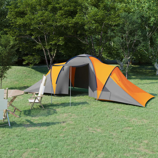 Cort camping, 6 persoane, gri și portocaliu - WALTI WALTI