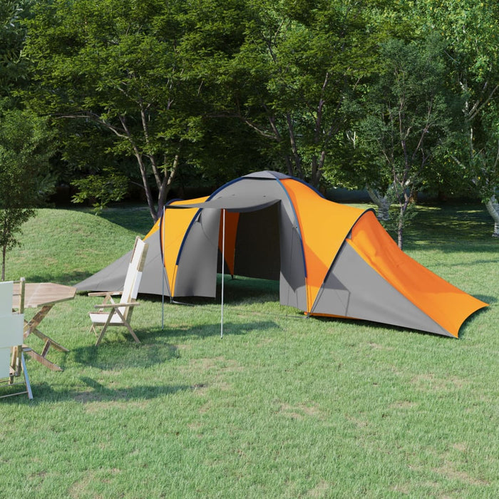 Cort camping, 6 persoane, gri și portocaliu - WALTI WALTI