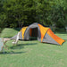 Cort camping, 6 persoane, gri și portocaliu - WALTI WALTI