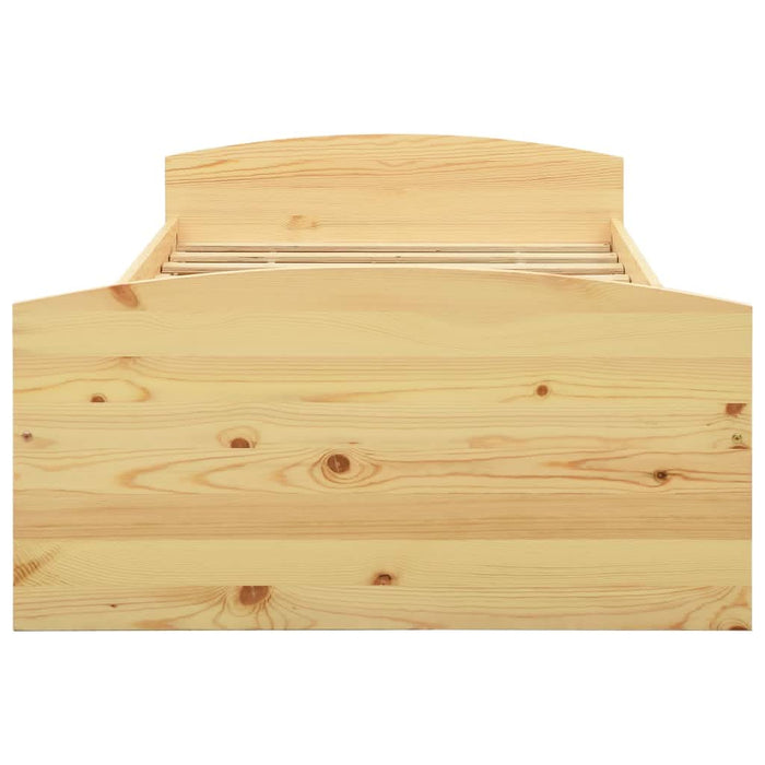 Cadru de pat cu 2 sertare, 90 x 200 cm, lemn masiv de pin - WALTI WALTI