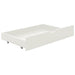 Cadru de pat cu 2 sertare, alb, 90 x 200 cm, lemn masiv de pin - WALTI WALTI