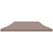Acoperiș pentru cort de petrecere, gri taupe, 6 x 3 m, 270 g/m² - WALTI WALTI