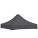 Acoperiș pentru cort de petrecere, antracit, 2 x 2 m, 270 g/m² - WALTI WALTI