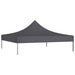 Acoperiș pentru cort de petrecere, antracit, 2 x 2 m, 270 g/m² - WALTI WALTI