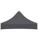 Acoperiș pentru cort de petrecere, antracit, 2 x 2 m, 270 g/m² - WALTI WALTI
