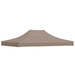 Acoperiș pentru cort de petrecere, gri taupe, 4 x 3 m, 270 g/m² - WALTI WALTI