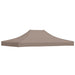 Acoperiș pentru cort de petrecere, gri taupe, 4 x 3 m, 270 g/m² - WALTI WALTI