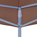 Acoperiș pentru cort de petrecere, maro, 4 x 3 m, 270 g/m² - WALTI WALTI