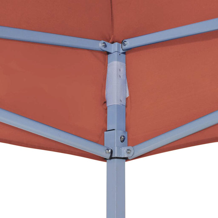 Acoperiș pentru cort de petrecere, cărămiziu, 4 x 3 m, 270 g/m² - WALTI WALTI