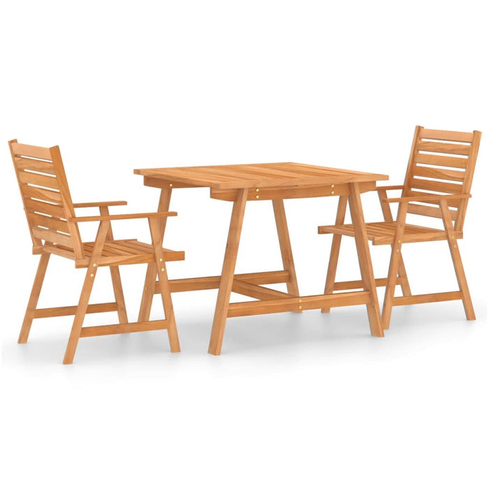 Set mobilier grădină, 3 piese, lemn masiv de acacia - WALTI WALTI