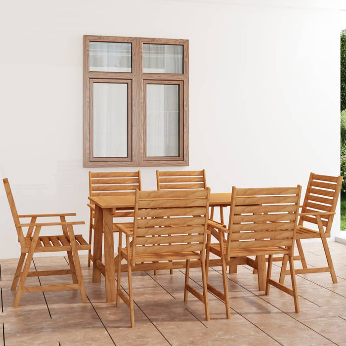 Set mobilier de grădină, 7 piese, lemn masiv de acacia WALTI