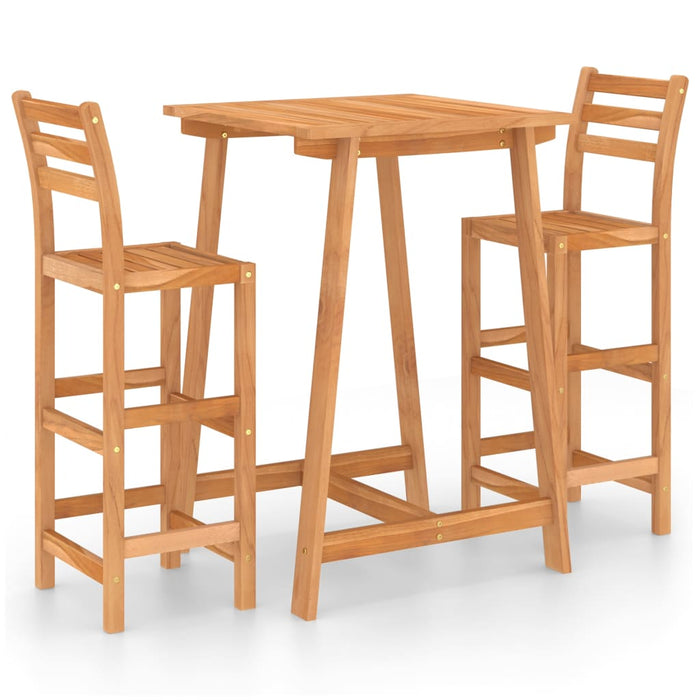 Set bar de exterior ,3 piese , lemn masiv de acacia WALTI