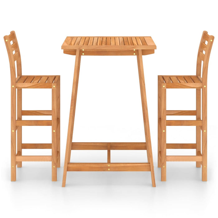 Set bar de exterior ,3 piese , lemn masiv de acacia WALTI