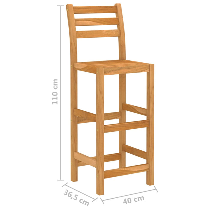Set bar de exterior ,3 piese , lemn masiv de acacia WALTI