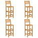 Set mobilier bar de exterior, 5 piese, lemn masiv de acacia - WALTI WALTI