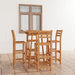 Set mobilier bar de exterior, 5 piese, lemn masiv de acacia - WALTI WALTI