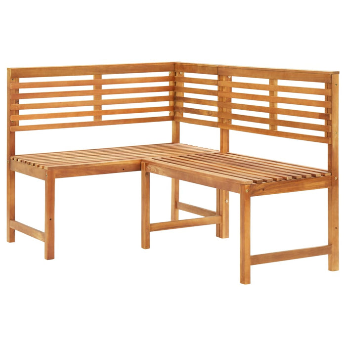 Set mobilier bistro, 4 piese, lemn masiv de acacia WALTI