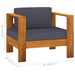 Set mobilier grădină perne gri închis, 10 piese, lemn acacia - WALTI WALTI