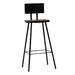 Set mobilier de bar, 3 piese, negru - WALTI WALTI