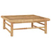 Set mobilier de grădină, cu perne alb crem, 4 piese, bambus - WALTI WALTI
