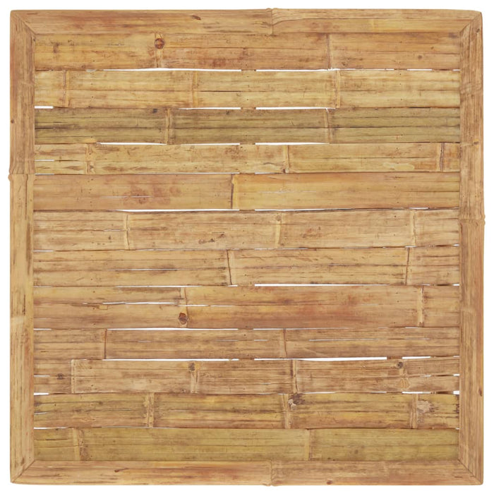 Set mobilier de grădină, cu perne alb crem, 4 piese, bambus - WALTI WALTI