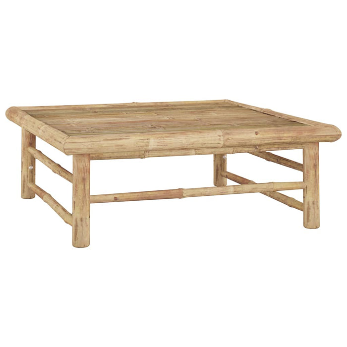 Set mobilier de grădină cu perne gri închis, 7 piese, bambus - WALTI WALTI