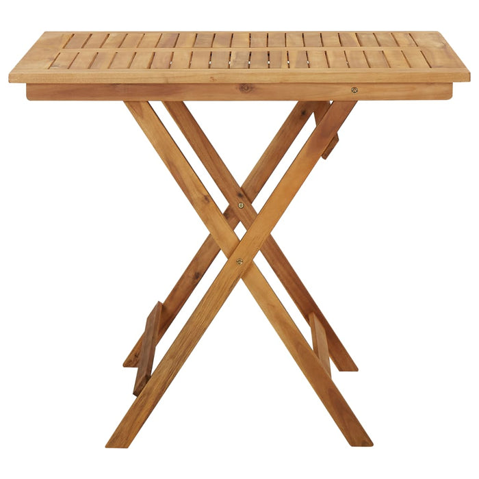 Set mobilier grădină, pliabil, 5 piese, lemn masiv acacia WALTI