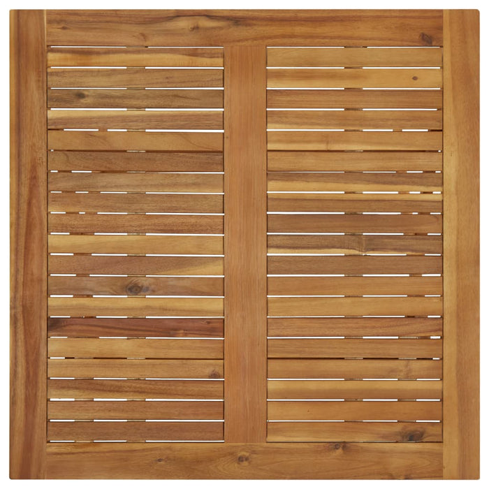 Set mobilier grădină, pliabil, 5 piese, lemn masiv acacia WALTI