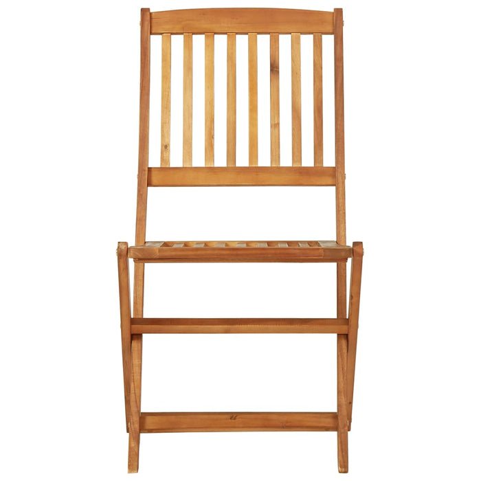 Set mobilier grădină, pliabil, 5 piese, lemn masiv acacia WALTI