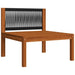 Set mobilier de grădină cu perne, 2 piese, lemn masiv acacia - WALTI WALTI