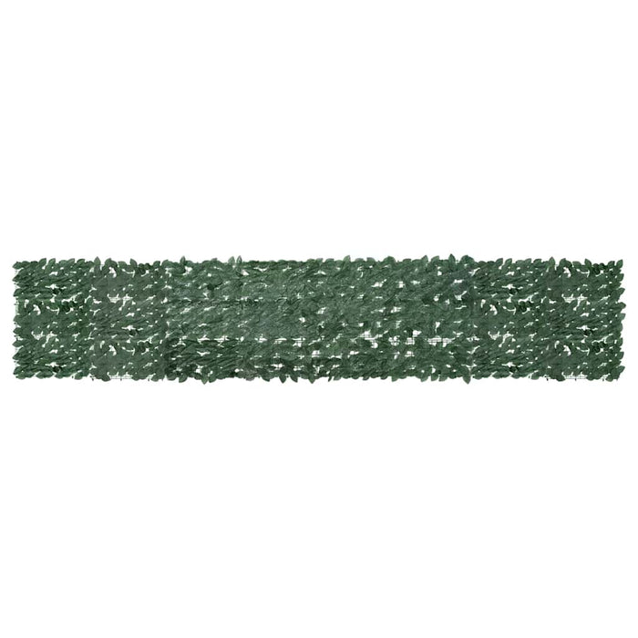 Paravan de balcon, frunze verde închis, 400x75 cm WALTI