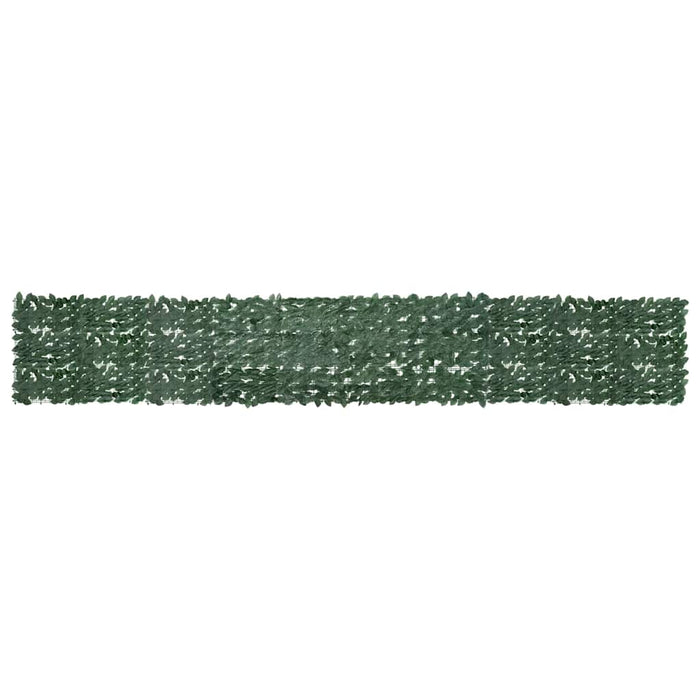 Paravan de balcon, frunze verde închis, 500x75 cm WALTI