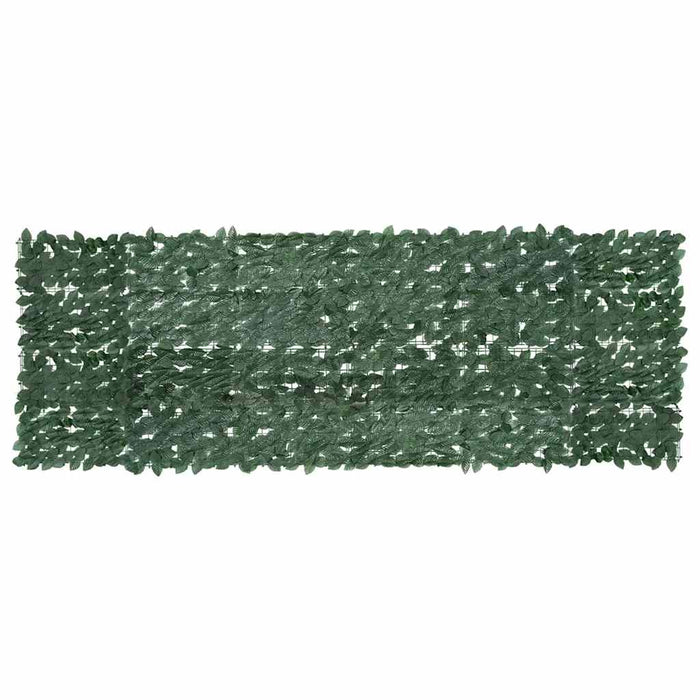 Paravan de balcon, frunze verde închis, 300x100 cm WALTI