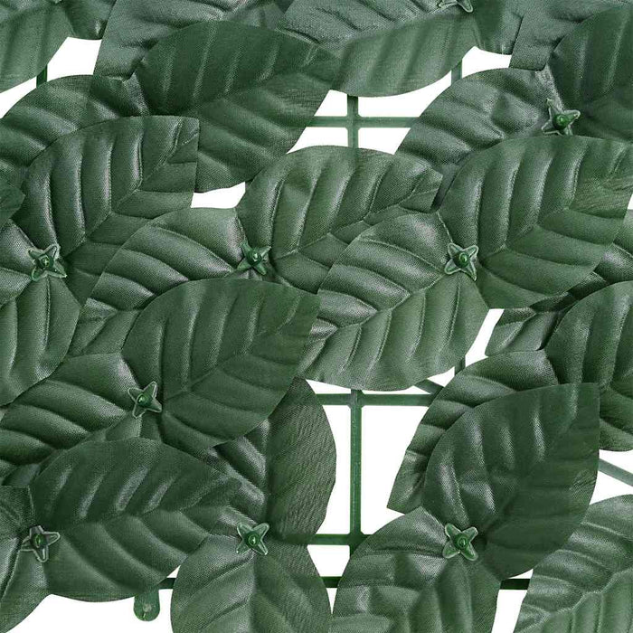 Paravan de balcon, frunze verde închis, 300x100 cm WALTI