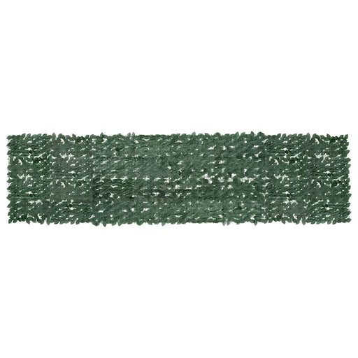 Paravan de balcon, frunze verde închis, 400x100 cm - WALTI WALTI