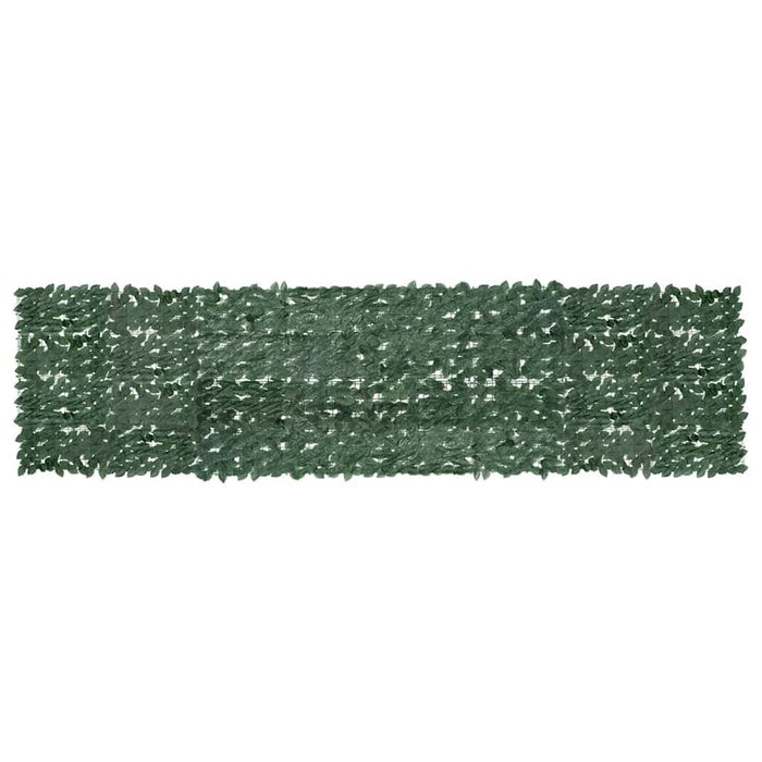Paravan de balcon, frunze verde închis, 400x100 cm WALTI