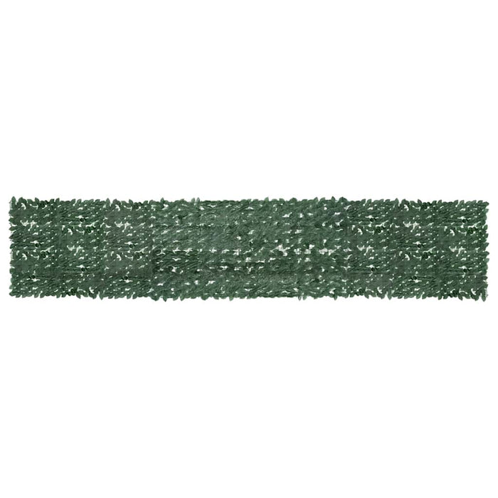 Paravan de balcon, frunze verde închis, 500x100 cm WALTI